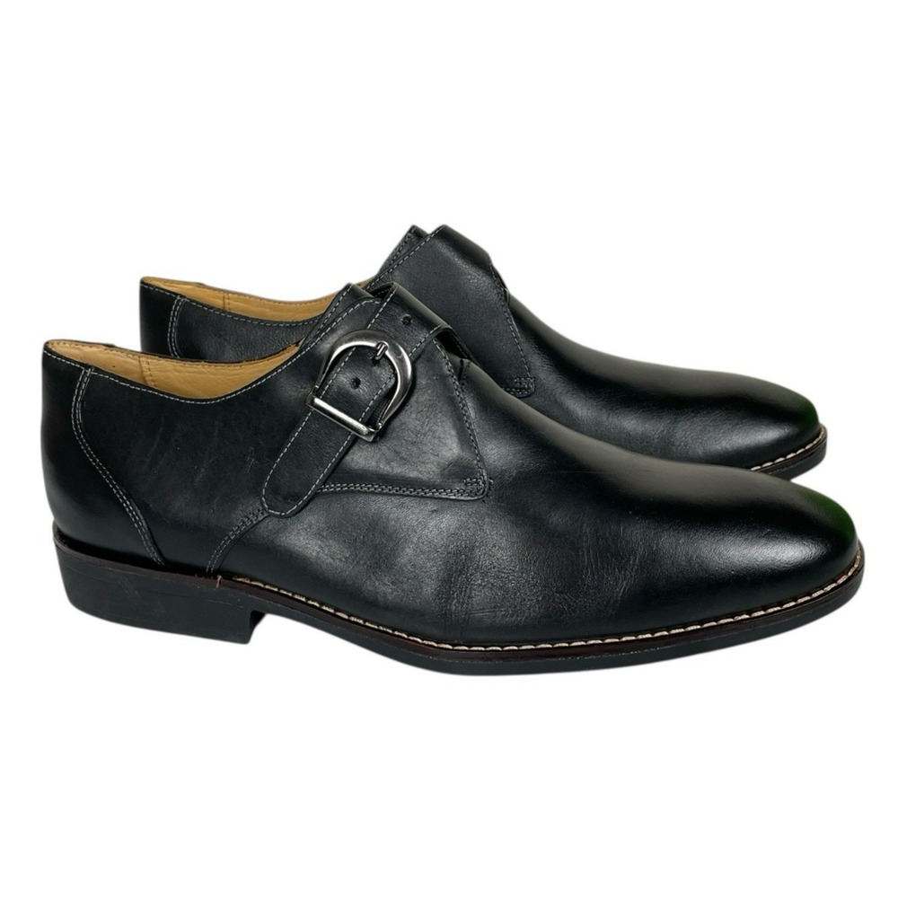 Sandro Paris Single Monk Strap Oxford Dress Shoes Mens 13D Minimalist Brazil